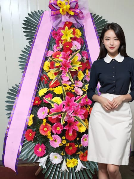JnJ아트컨벤션웨딩홀 3단화환 기본형
